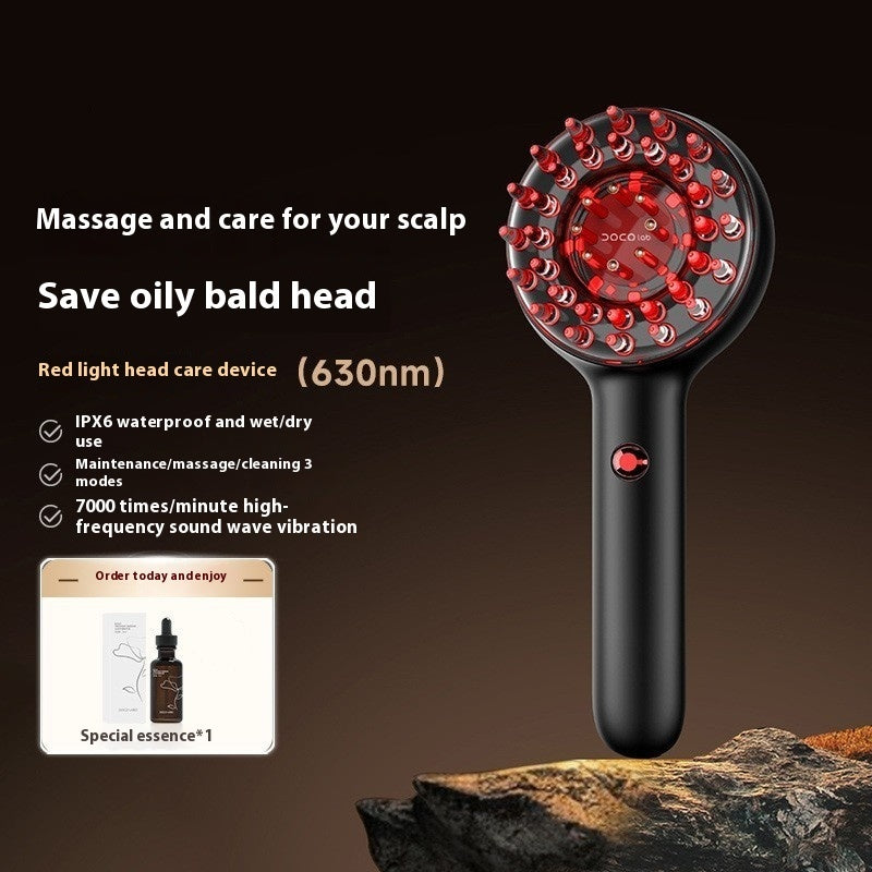 Complete Scalp Routine — Red Light Device + Oil & Serum