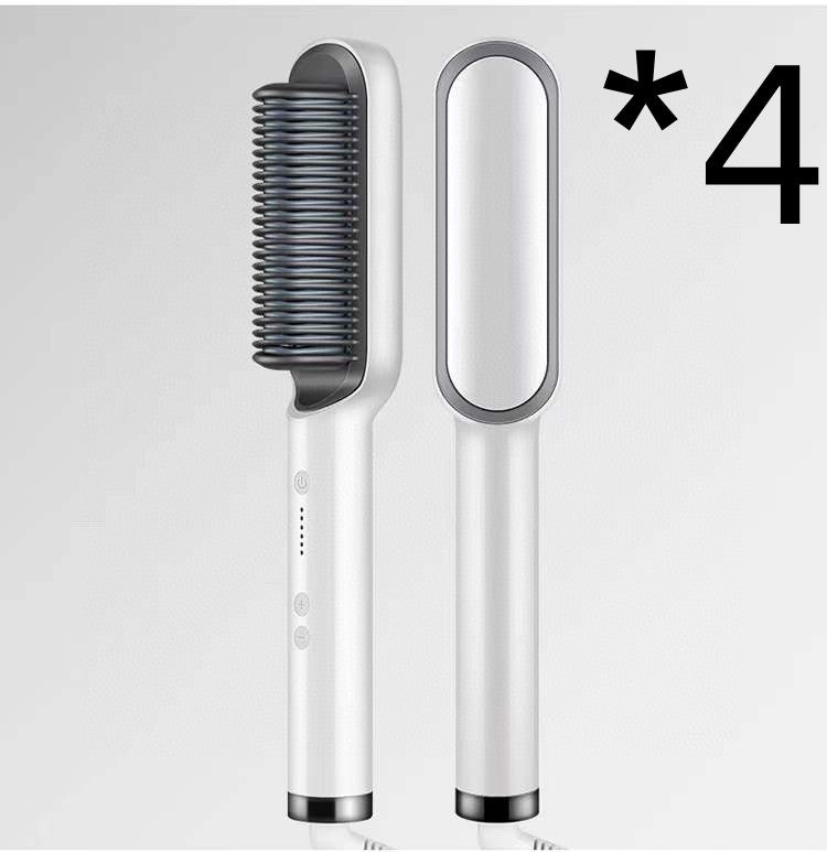 2-in-1 Hair Straightener & Curler — Negative Ion Brush